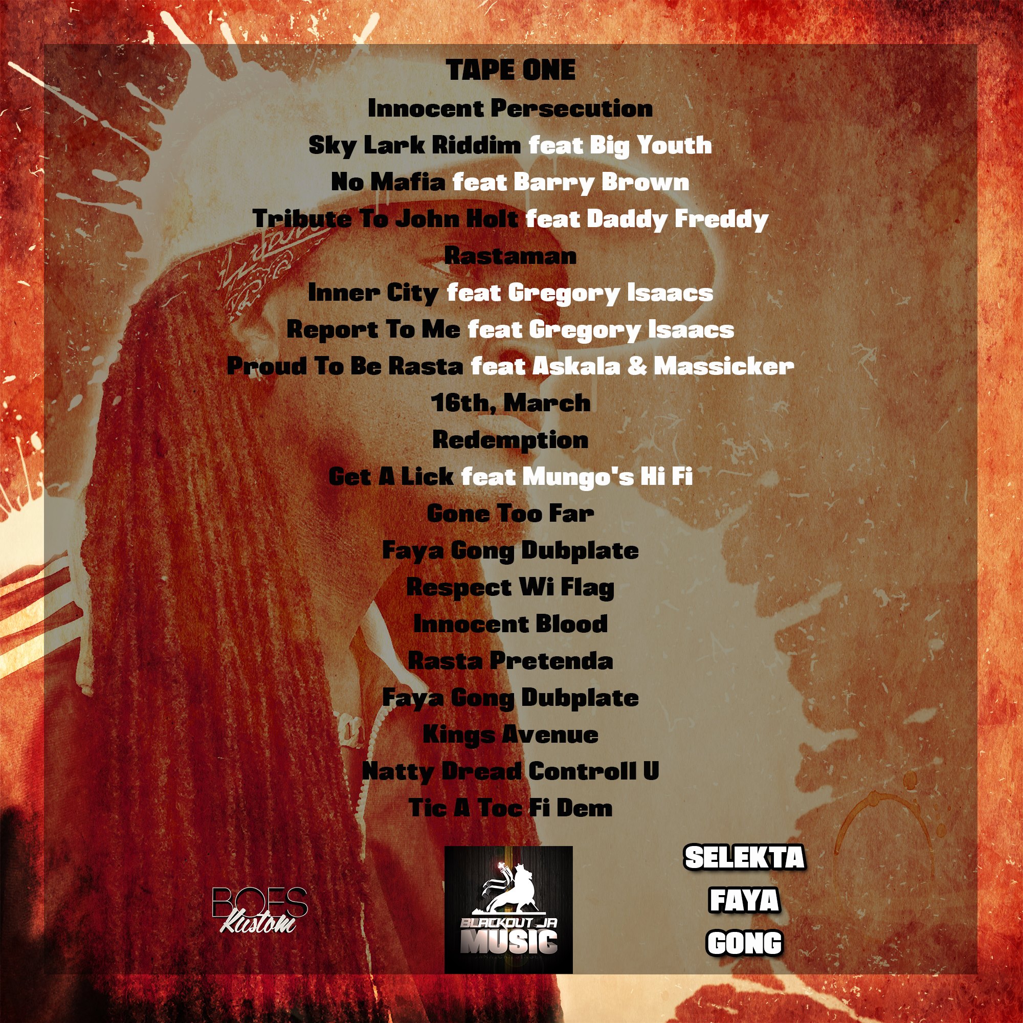Blackout JA - Original Mixtape Mixed By Selekta Faya Gong Cover CD1